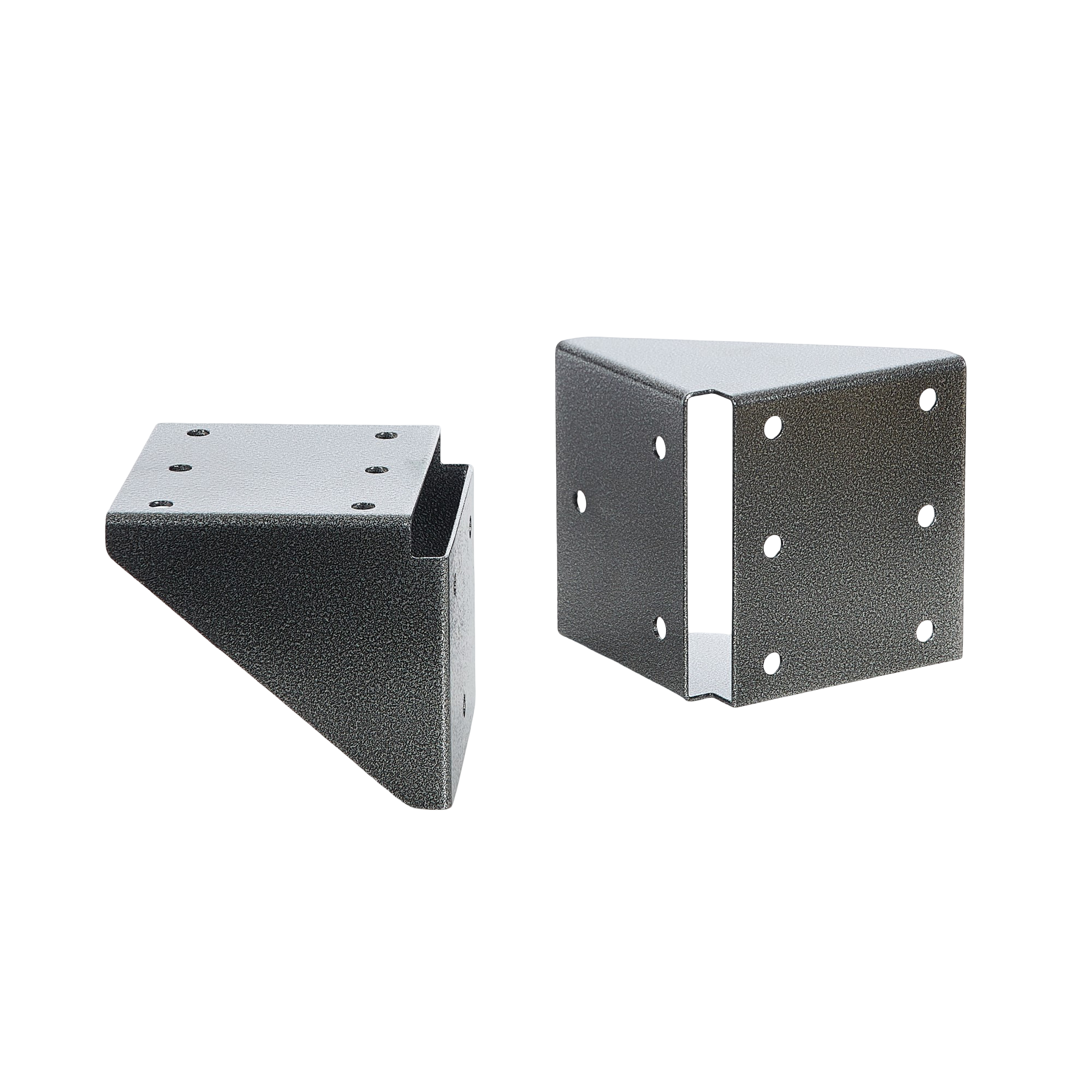 Wandhalter f. Außenschwibbogen - Hammerschlagoptik - 1 Paar