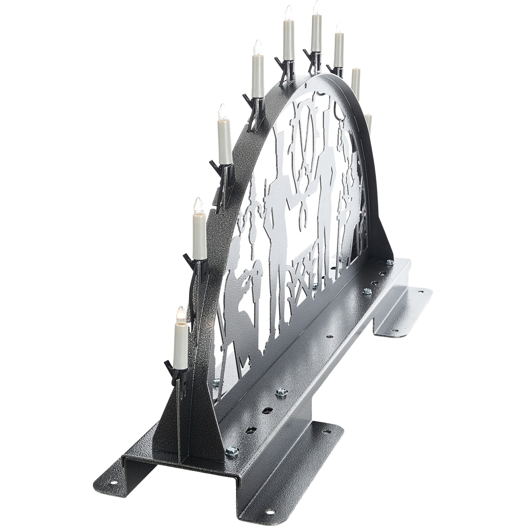 Standerhöhung f. Außenschwibbogen - Hammerschlag - 1 Paar